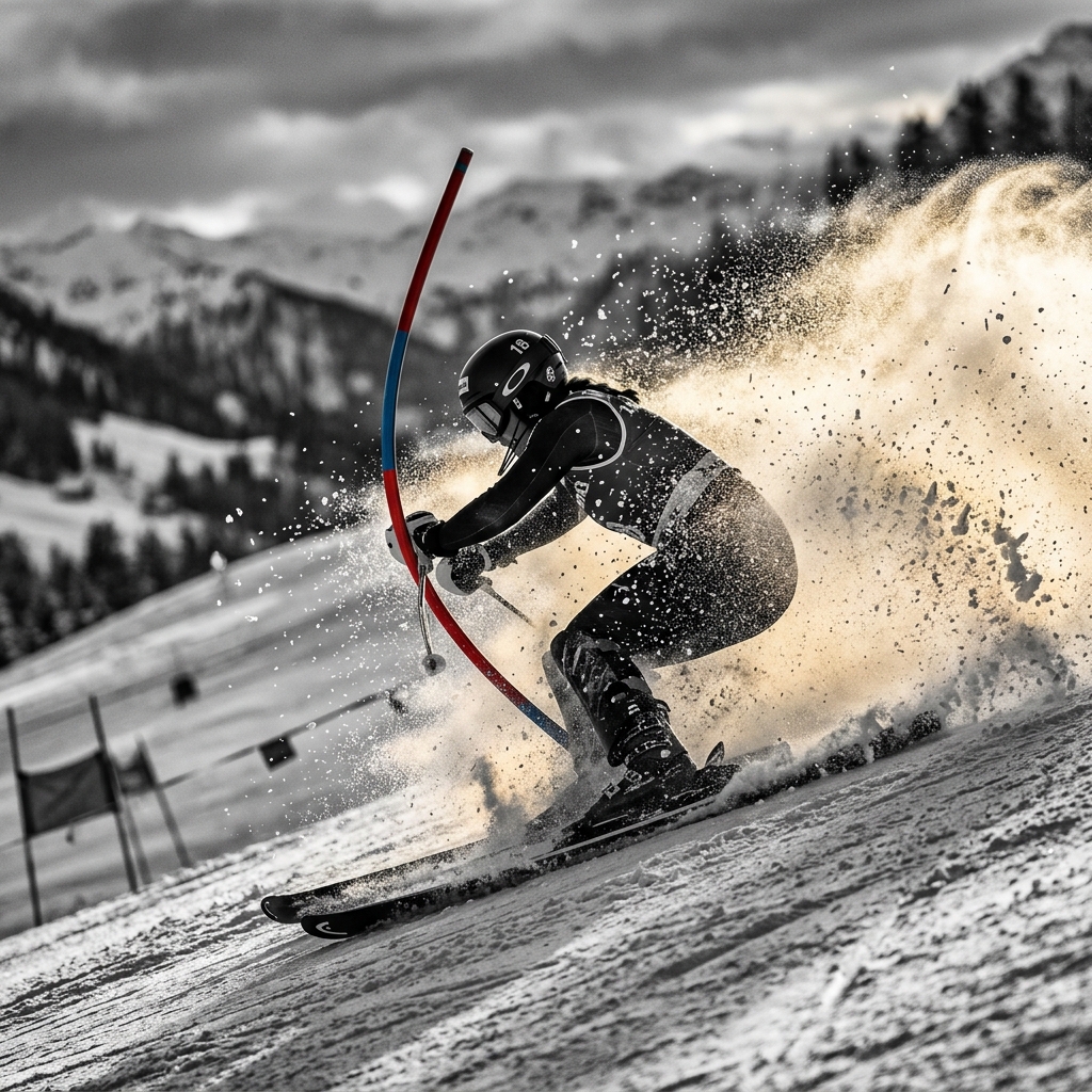 Katharina Liensberger im Slalom-Wettkampf