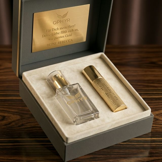 Ophyr personalisiertes Set mit Lasergravur in Präsentationsbox