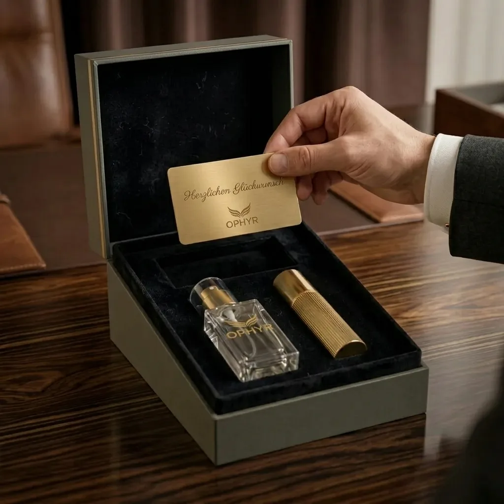 M&auml;nnerhand pr&auml;sentiert Ophyr Geschenkset
